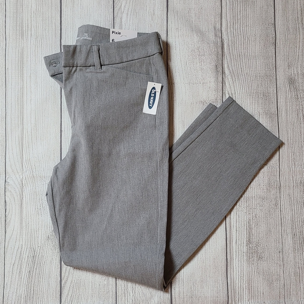 OLD NAVY *NWT* SIZE 6 Pixie Gray Pants